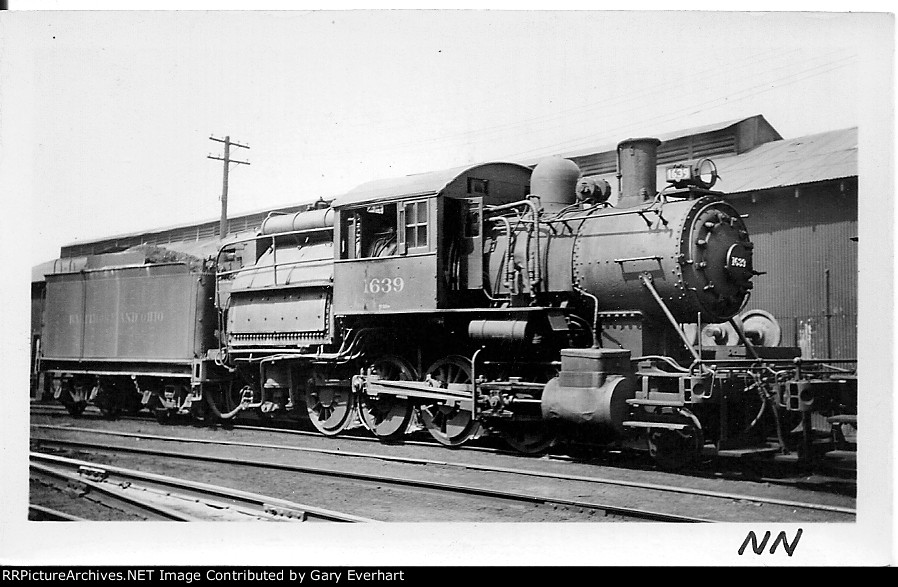 BO 2-8-0C #1639 - Baltimore & Ohio